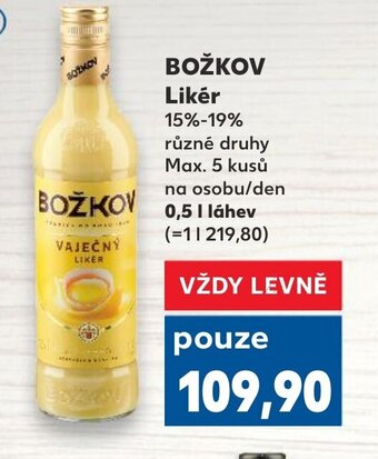 Kaufland BOŽKOV Likér nabídka