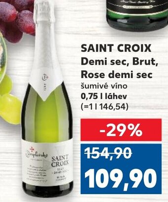 SAINT CROIX Demi sec, Brut, Rose demi sec