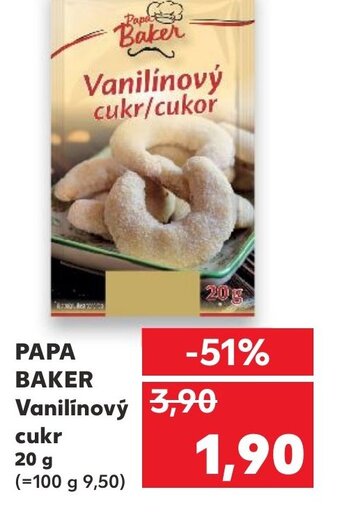 PAPA BAKER Vanilínový cukr