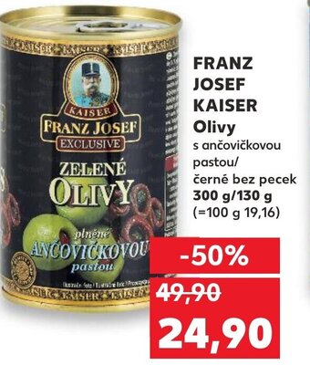 Kaufland FRANZ JOSEF KAISER Olivy nabídka