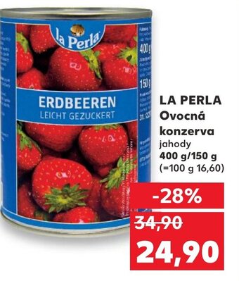 Kaufland LA PERLA Ovocná konzerva nabídka