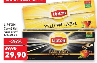 Kaufland LIPTON Černý čaj nabídka