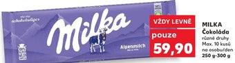 Kaufland MILKA Čokoláda nabídka