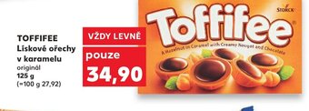 Kaufland TOFFIFEE Lískové ořechy v karamelu nabídka
