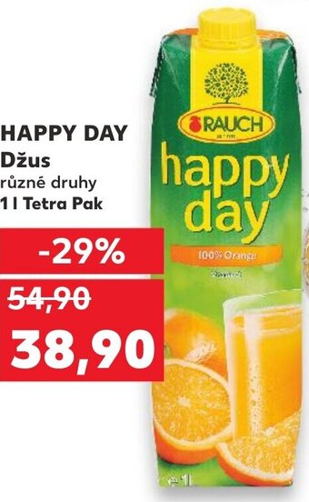 Kaufland HAPPY DAY Džus nabídka