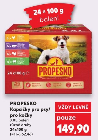 Kaufland PROPESKO Kapsičky pro psy/ pro kočky nabídka