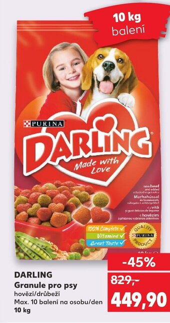 Kaufland DARLING Granule pro psy nabídka