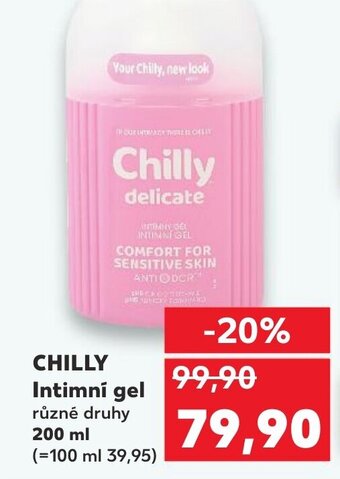 Kaufland CHILLY Intimní gel nabídka