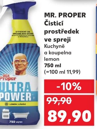 Kaufland MR. PROPER Čisticí prostředek ve spreji nabídka