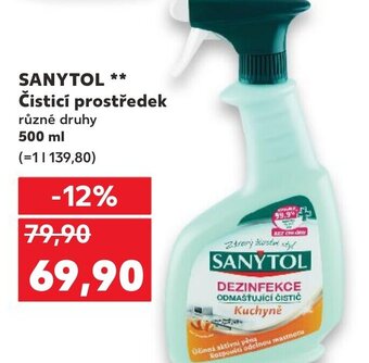 Kaufland SANYTOL ** Čisticí prostředek nabídka