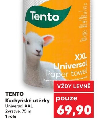Kaufland TENTO Kuchyňské utěrky nabídka