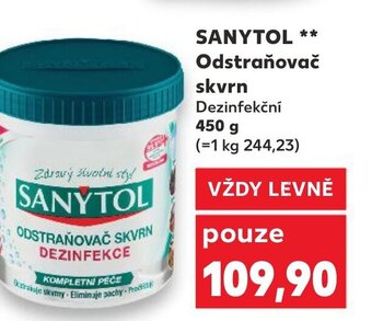 Kaufland SANYTOL ** Odstraňovač skvrn nabídka