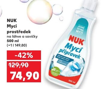 Kaufland NUK Mycí prostředek nabídka