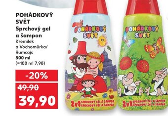Kaufland POHÁDKOVÝ SVĚT Sprchový gel a šampon nabídka