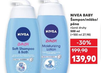Kaufland NIVEA BABY Šampon/mléko/ pěna nabídka