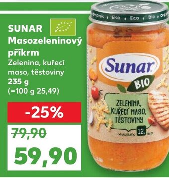 Kaufland SUNAR Masozeleninový příkrm nabídka