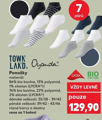 Kaufland Ponožky nabídka