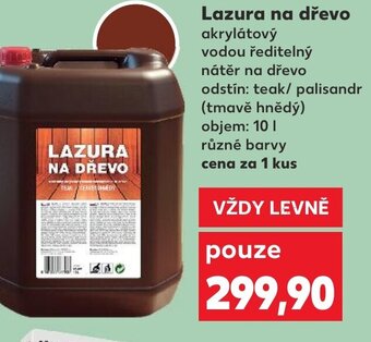 Kaufland Lazura na dřevo nabídka