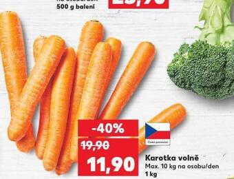 Kaufland Karotka volně nabídka
