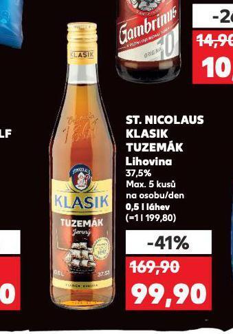 Kaufland St. nicolaus klasik tuzemák nabídka