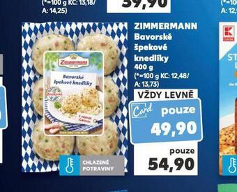 Kaufland Bavorské špekové knedlíky nabídka