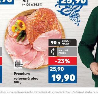 Kaufland Premium rolovaná plec nabídka