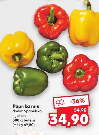 Kaufland Paprika mix nabídka