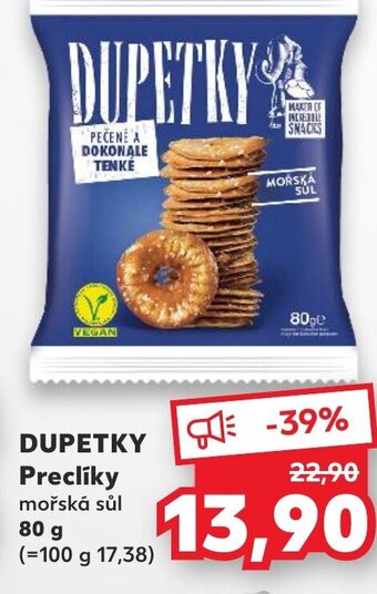 Kaufland DUPETKY Preclíky nabídka