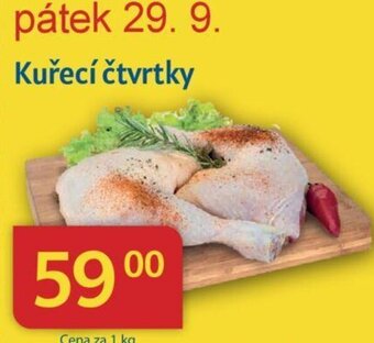 Kubík potraviny Kuřecí čtvrtky nabídka