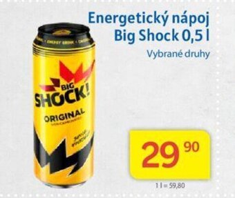 Kubík potraviny Energetický nápoj Big Shock 0,5l nabídka