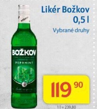 Kubík potraviny Likér Božkov 0.5L nabídka