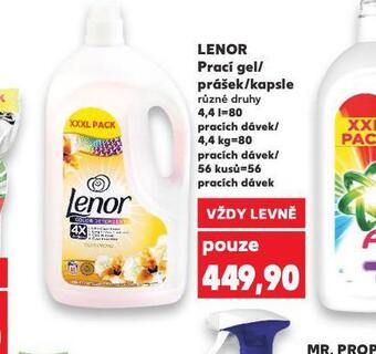 Kaufland Lenor prací prostředek nabídka