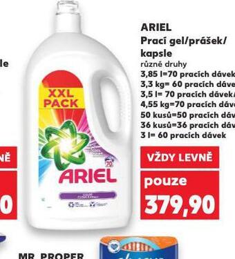 Kaufland Ariel prací prostředek nabídka