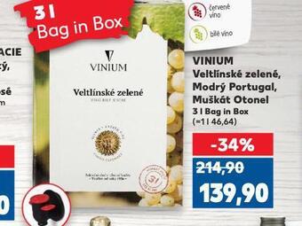 Kaufland Vinium muškát otonel nabídka