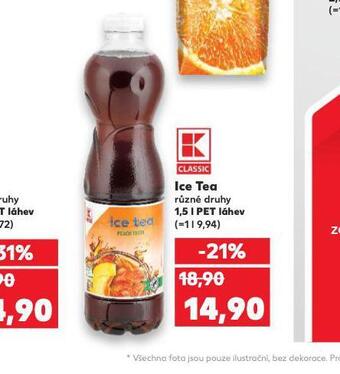Kaufland Ice tea nabídka
