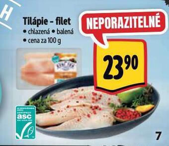 Albert Tilápie filet nabídka