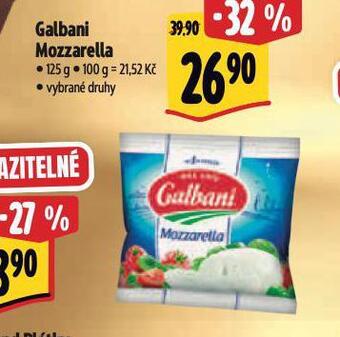 Albert Galbani mozzarella sýr nabídka