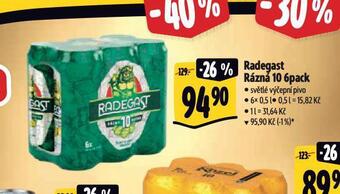 Albert Pivo radegast nabídka