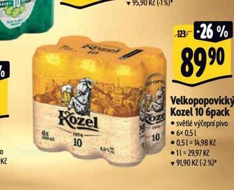 Albert Pivo velkopopovický kozel nabídka