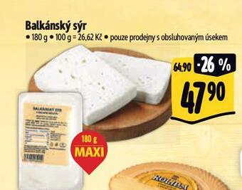 Albert Balkánský sýr nabídka