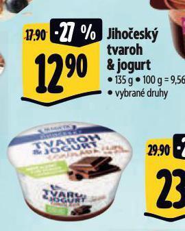 Albert Jihočeský tvaroh & jogurt nabídka