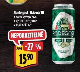 Albert Pivo radegast nabídka