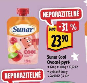 Albert Sunar cool ovocné pyré nabídka