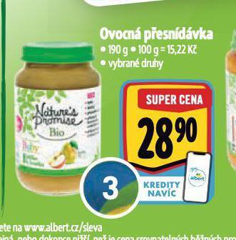 Albert Ovocná přesnídávka nabídka