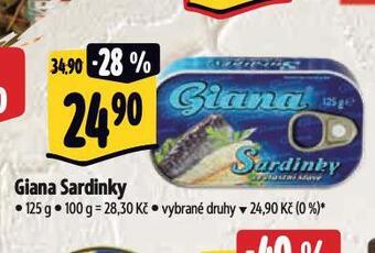 Albert Giana sardinky nabídka