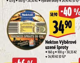 Albert Nekton výběrové uzené šproty nabídka