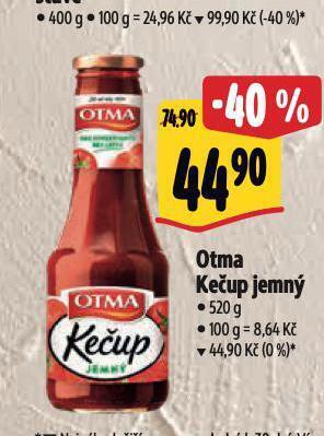 Albert Otma kečup nabídka