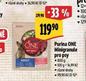 Albert Purina one minigranule pro psy nabídka