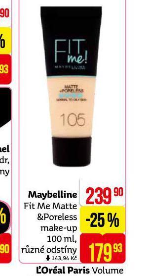 Teta Maybelline make-up nabídka
