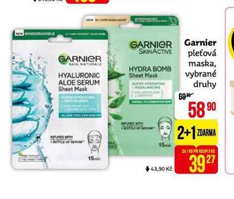Teta Garnier pleťová maska nabídka